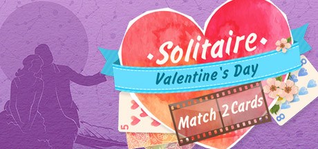 Solitaire Match 2 Cards Valentines Day