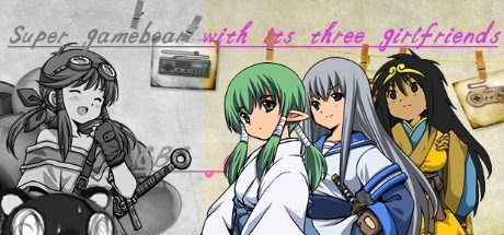 Super gamebear with its three girlfriends:GBC