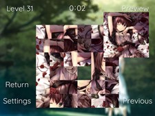 Anime Girl Slide Puzzle Screenshot 2